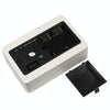 3 in 1 Wooden Clock (Alternately display time, month & date and temperature), White(White)