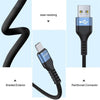 QGeeM MF01 USB-A To 8 Pin Phone Tablet Fast Charging Data Cable, Length: 2m