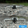 For DJI Mini 3 STARTRC LED Light Folding Anti-fall Heightened Landing Gear Training Rack (Grey)