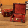 Antique Wooden Double Belt Jewelry BoxSpecification With Password Lock