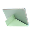 For iPad 10.2 2021 / 2020 / 2019 Airbag Deformation Horizontal Flip Leather Case with Holder & Pen Holder(Mint Green)