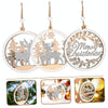 Christmas Party Decoration Wooden Pendants(3)