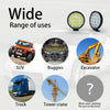 10.5W White Light Round-Shaped Waterproof Car Boat Marine Work Lights Spotlight LED Bulbs, DC 9-30V