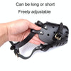 Leather Dog Muzzle, Anti-Bark, Breathable, Black (35-50cm)