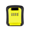 Wall Mounted Key Safe Box - 4 Digit Combination Lock - Yellow