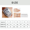 Fashion Full Rhinestone Micro-insert Silver Ring, US Size: 12, Diameter: 21.5mm, Perimeter: 67.5mm