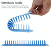 Automatic Pet Paw Cleaner, L (14-19cm), Blue/White - USB Rechargeable