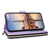 For Samsung Galaxy A35 Nine-card Slots Zipper Wallet Bag Leather Phone Case(Purple)