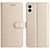 For Samsung Galaxy A06 4G Silk Texture Horizontal Flip Leather Phone Case(Gold)