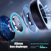 LX2 Motorcycle Helmet Bluetooth Earphone Waterproof Noise Canceling Motorcycle Headphones(White)