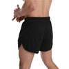 XL Three Pants Men Gym Shorts Quick Dry Swimming Trunks(Black)