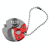 Mini Folding Pocket Knife Keychain Multitool - Red