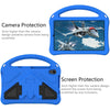 For Huawei MatePad T8 EVA Flat Anti Falling Protective Case Shell with Holder(Blue)