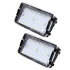2 PCS LED License Plate Light with 18  SMD-3528 Lamps for Seat,2W 120LM,6000K, DC12V(White Light)
