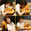 Students Double-sided Napping Pillow Office Nap Artifact Girls Sleeping Pillow, Style: L Carrot