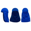 Outdoor Riding Long Tail Cap Breathable Sweat Absorbent Shading Workplace Safety Dustproof Shawl Cap, Size: Free Code(Bright Green)