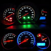 10 PCS B8.4 0.2W DC12V Wedge Instrument Panel COB LED Light Dashboard Gauge Cluster Indicator Lamp Bulb (Blue Light)