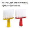 P6424 Hairdresser Sweeping Hair Brushes Hairdressing Nylon Soft Cleaning Brushes Home Hair Salons Shaving Broken Hair Brushes(Gold)