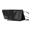 For Samsung Galaxy S22+ 5G Crossbody Lanyard Wallet Card Bag Phone Case(Black)