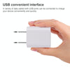 A2165 5V 1A Single USB Interface Mini Travel Charger, US Plug(White)