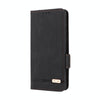 For Samsung Galaxy S22 Ultra 5G Magnetic Clasp Flip Leather Phone Case(Black)