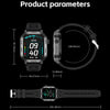 ZW66 2.01 inch BT5.1 Fitness Wellness Smart Watch, Support Bluetooth Call / Sleep / Blood Oxygen / Heart Rate / Blood Pressure Health Monitor(Black)