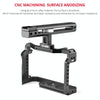 YELANGU C22 YLG0334B Video Camera Cage Stabilizer with Handle for Canon EOS R5/R6 (Black)