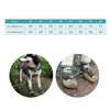 Dog Shoes Breathable Mesh Boots Grey Size 5 (6cm) - 4 Pack