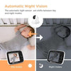 3.5" Video Baby Monitor with Night Vision, 2-Way Audio & Temperature Sensor (EU Plug)