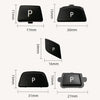 Car Gear Lever Auto Parking Button Letter P Cap for BMW G Chassis Series, Left Driving (Blue)