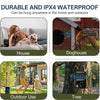 Ultrasonic Anti Barking Device - Colour Screen, Rechargeable, Waterproof (Black)