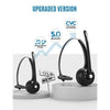 Bluetooth 5.0 Mono Wireless Business Headset Customer Service Dedicated Headset(Black)