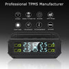 Car High Precision Solar Charging Tire Pressure Monitoring System TPMS, External Voice Sensor