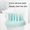 Dog Bath Brush with Shampoo Dispenser, Mint Green