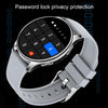 Wearkey Y23 1.32 Inch Health Monitoring Smart Watch with Password Lock(Black)