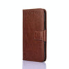 For Asus Zenfone 9 Crystal Texture Horizontal Flip Leather Phone Case(Brown)