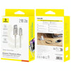 Baseus Titanium Alloy Series 2.4A USB to 8 Pin Fast Charging Cable, Length:2m(Gold)