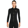 DIVE & SAIL 3mm Long Sleeve Thermal Diving Suit Cold Protection Surf Suit, Size: XL(Women Black)