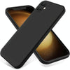 For Samsung Galaxy M05 / F05 Pure Color Liquid Silicone Shockproof Phone Case(Black)