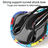 ENLEE E-ZD412 Bicycle Carbon Fiber Cushion Outdoor Riding Mountain Bike Saddle, Style: Donut