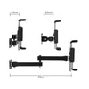 Tablet Wall Mount Holder Foldable Extendable Aluminum Alloy Mount With Anti Theft Security Lock