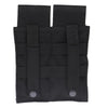 Duplex Canvas Clips Pouch with Quick Release Buckles(Black)