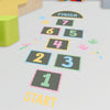 Digital Jumping Grid Game Floor Paste Preschool Ground Decoration For Children(zsz2895)