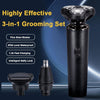 3-in-1 Multifunctional Razor Electric Shaver Nose Hair Sideburn Trimmer(English Neutral Version)