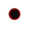 10 PCS Gamepad Silicone Luminous Button Cap Rocker Cap For PS5/PS4/PS3/ONE/360/PRO/series X/S(Black Red Circle)