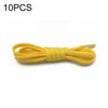10 PCS Stretch Spandex Non Binding Elastic Shoe Laces (Yellow)