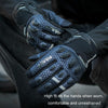 SULAITE Motorcycle Anti-fall Touch Screen Breathable Mesh Cycling Gloves, Size: XL(Black Blue)