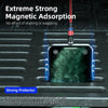 2m 3A Output 3 in 1 USB to 8 Pin + USB-C / Type-C + Micro USB 540 Degree Rotating Magnetic Data Sync Charging Cable(Black)