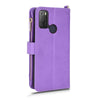 For Alcatel 1S 2021 / 3L 2021 Litchi Texture Zipper Leather Phone Case(Purple)