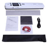 iScan02 WiFi Double Roller Mobile Document Portable Handheld Scanner with LED Display,  Support 1050DPI  / 600DPI  / 300DPI  / PDF / JPG / TF(White)